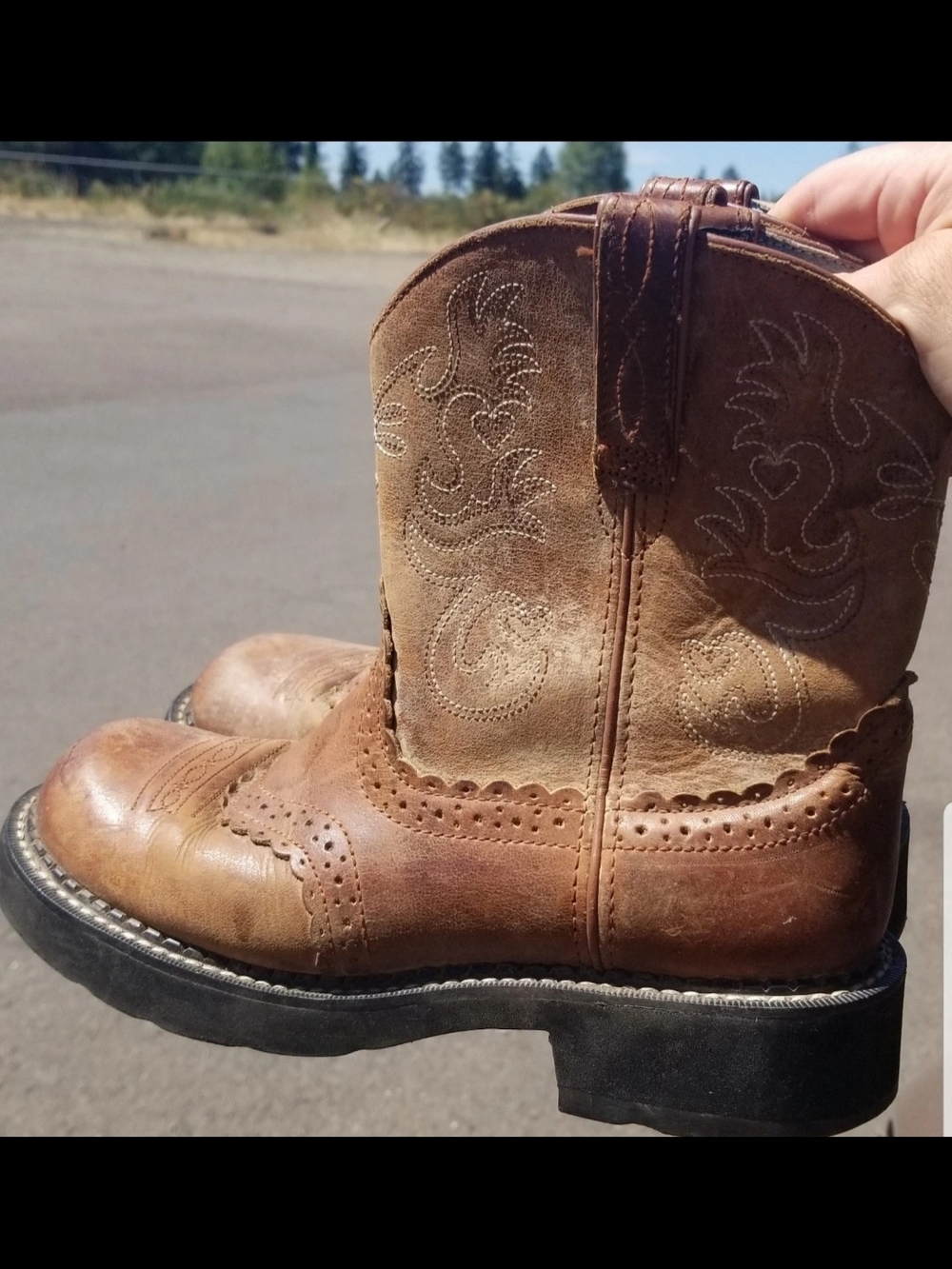 Ariat Fatbaby Saddle Western Boots Women's 8B